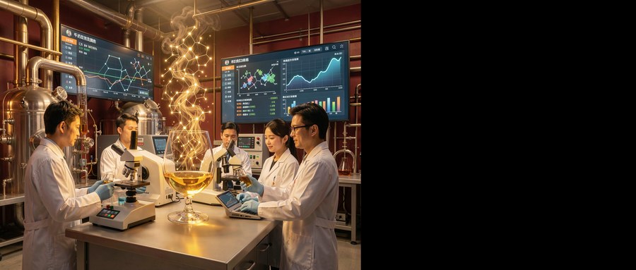 6种分子锁定一瓶酱酒的出生证