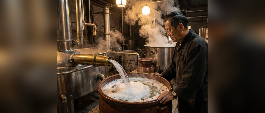 看花摘酒:一滴酒里的浓度密码——蒸馏车间的“手感”正在变成“数据”